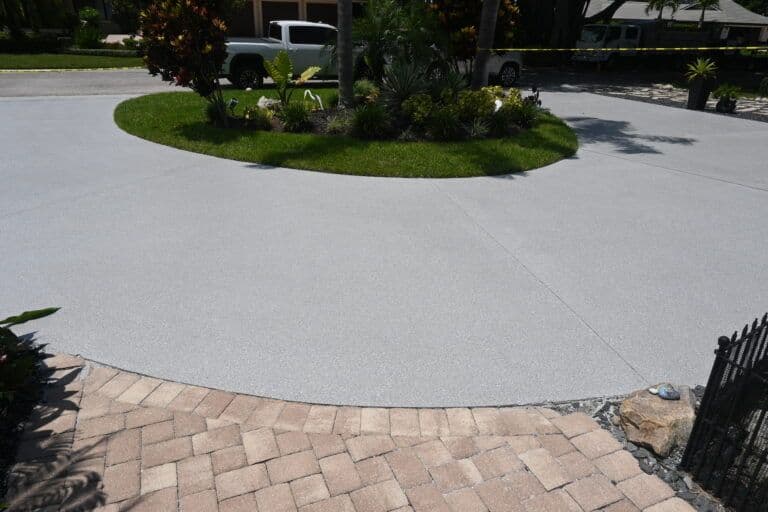 wrap around drive way