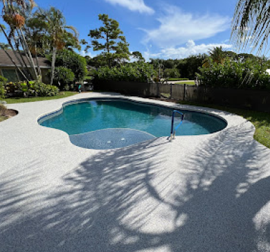 pool deck