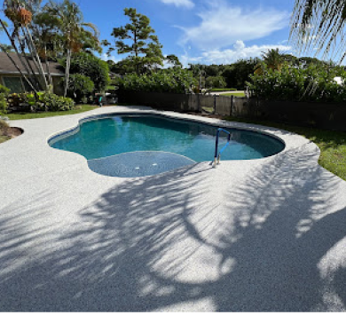 pool deck