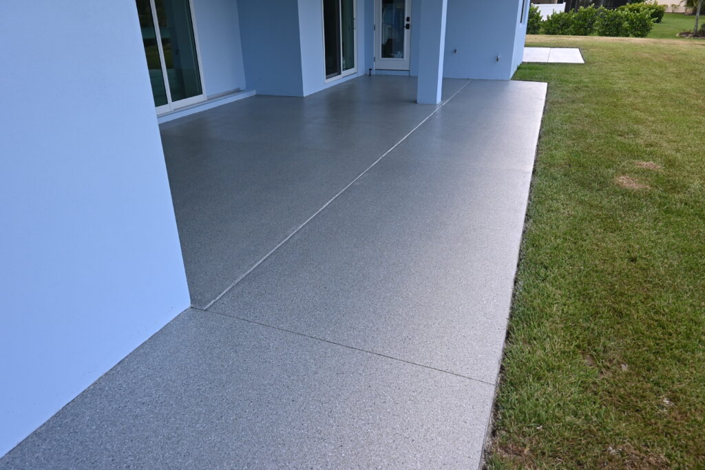 Patio floor coating